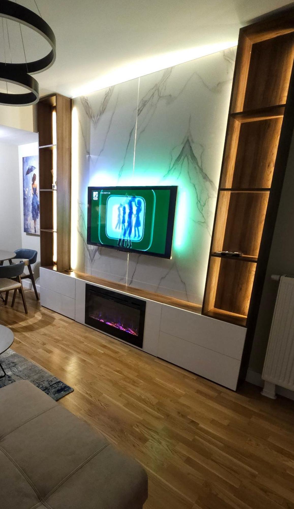 Anika Luxury Apartment At Diamond Center Skopje Bagian luar foto